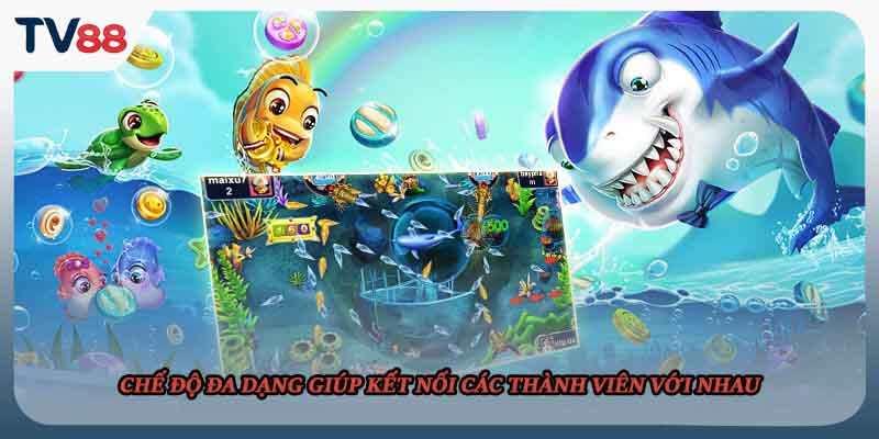 Chế độ đa dạng giúp kết nối các thành viên với nhau