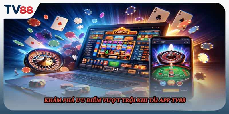 Khám phá ưu điểm vượt trội khi tải app TV88